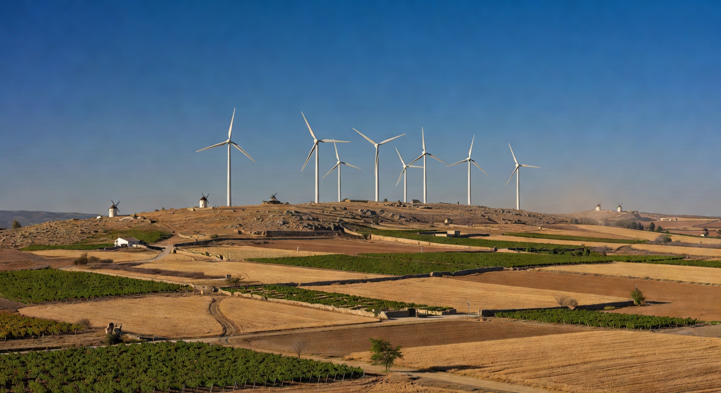 Energías renovables en Castilla — sostenibilidad agrícola